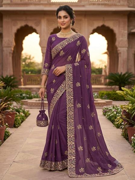 Surakhi chandani surat silk saree